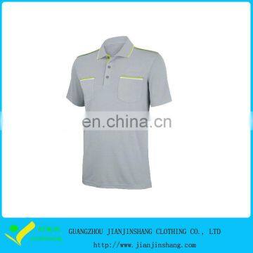 New Fashion Design Mens Slim Fit Cut Grey Color Golf Polo Shirts