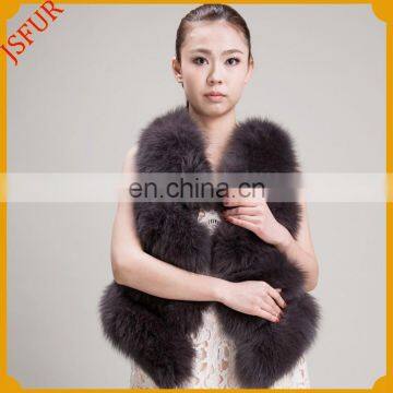 New winter womens fox fur vest winter waistcoat