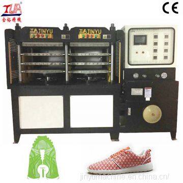 Automatic kpu footwear manufacturing machine