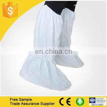 Microporous Waterproof Disposable Boots Cover With White Color