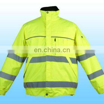 yellow work jackets reflective tape/workwear winter work jackets/work jackets reflective tape