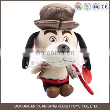 2016 ICTI Audit China factory best selling new design plush dog toys for kids gift