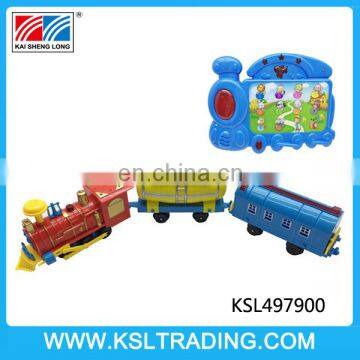 Remote control interactive railway train christmas gift for kids