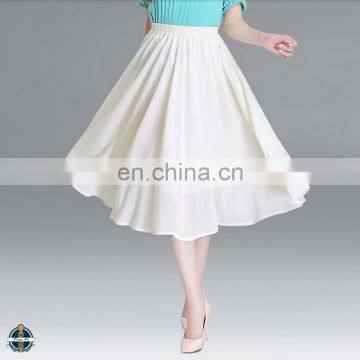 T-SK501 China Factories Cheap Wholesale Chiffon Skirts Ladies