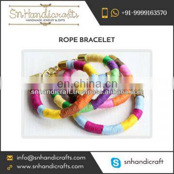 Handmade Best Quality Multi Color Rope Bracelet for Wholesale Rate