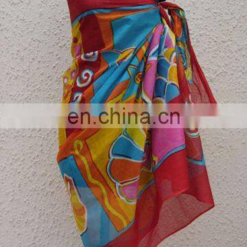 100% Cotton Beach Woven Sarong / Beach Pareos to be used in Beach & Pool