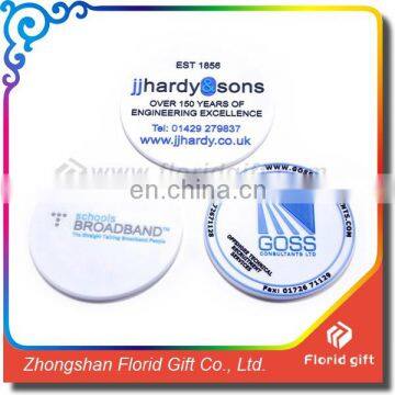 Low MOQ Silicone Rubber Pvc Coffee Cup Coaster With Custom Design