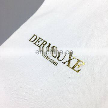 Custom Gold Logo Drawstring Pouch Bags Dust Bag With Two Strings photo-3