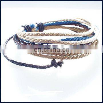 High Quality New Design Fashion Leather Braided Bracelet