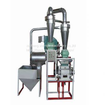 Small scale wheat corn flour mill machine with capacity 200kg/h