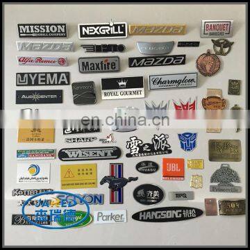 Promotion Items Embossing Metal Badges for Appliances