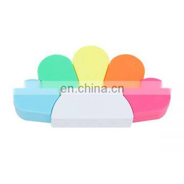 new flower shaped highlighter and multi color fluorescent highlighter