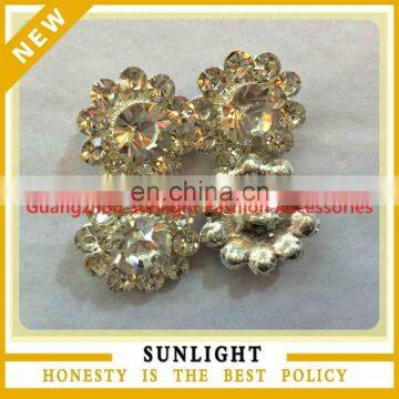 2015 latest design Wholesale Bulk rhinestone buttons for wedding dress