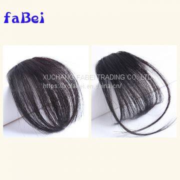 Hot sale virgin human hair bang high quality fringe for lady