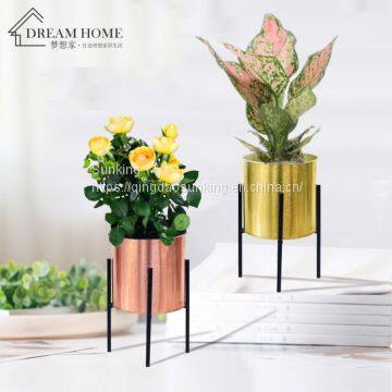 Metal Flower Stand With Flower Pot photo-4
