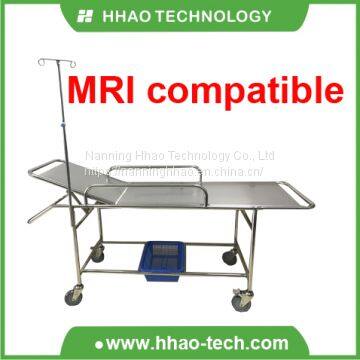 China MRI compatible stretcher trolley / China MRI stretcher