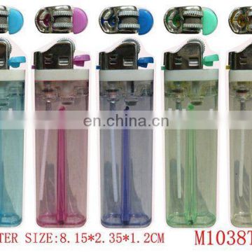 high quality plastic flint lighter with color tank