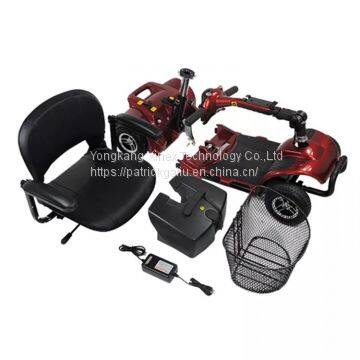 Classic 4 Wheel Electric Mobility Scooter for Seniors Battery Removable photo-4