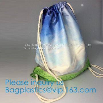 Custom Drawstring Bag/ Promotional drawstring backpack/Polyester Drawstring Bag,Custom 190T 210T 210d polyester backpack