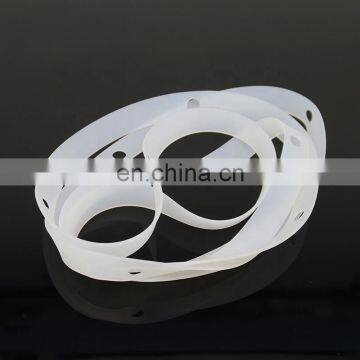 Custom Made Clear Flat Round Silicone Rubber Gasket Seal