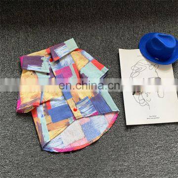 Fashion Skin-friendly Short Pet Dog Hawaiian Summer Shirt for Dogs photo-4