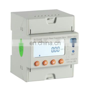 Acrel 300286.SZ LCD 10(60)A digital RS485 multi tariff prepaid electrical meter ADL100-EYNK/F with multi tariff