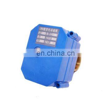 BSP Dn15 Dn20 Brass Standard Port Mini Motor nc Electric Automatic Ball Valve for Washing Machine Drain Pump photo-7