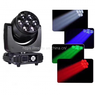 Mini Wash Led Light Zoom Pixel Control Led 7x40 Moving Head Stage Light photo-4
