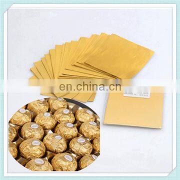 Red Gold Green Silver Pink Colored Corrugated Chocolate Paper Wrapping Foil