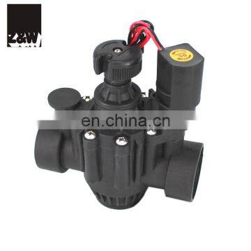 plastic irrigation solenoid valve 1.5 in. with flow control