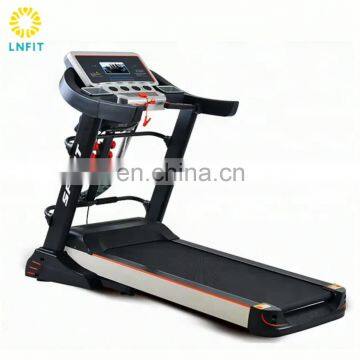 body fit walking machine folding on wheels calorie counter distance measured treadmill