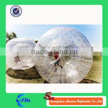 3m diameter CE Hardness TPU zorb ball for Adult