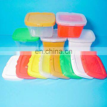 Customized colo and logo PP material chilli sauce box food Storage bento sauce box