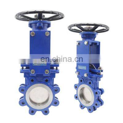 Bundor 1.5 Inch stainless steel flanged gate valves with price ggg50 Sluice Valve casting steel 100mm knife gate valve