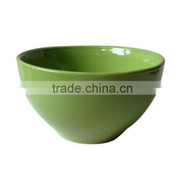 Green Colored Stoneware Small Bowl