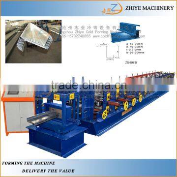 automatic cold steel strip profile c z purlin cold forming machine