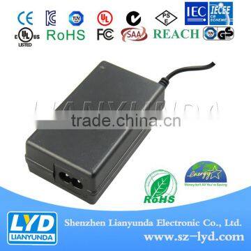 ac dc adapter 120v to 24v shenzhen LYD LED switching power LYD2402000 LED strip lighting adaptor with CSA TUV GS CE BS