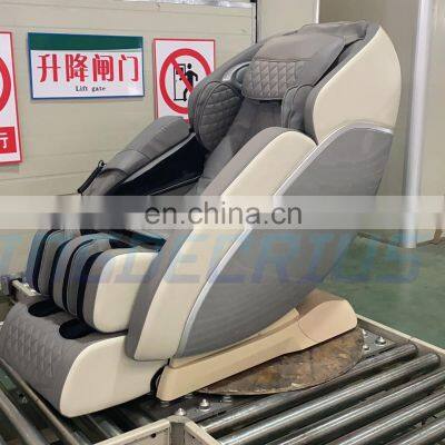 Ningde Crius C320L-14 2021 Double SL 4D Electric Full Body Zero Gravity Luxury Office Foot SPA Best Office Massage Chair