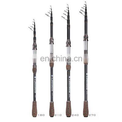1.8M Travel Carbon Fishing Rod Super Strong Fishing Rod Telescopic Fishing Rod Carbon Fiber Rotating Bait Fishing Rod photo-2