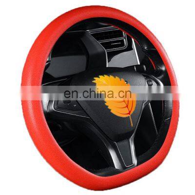 Silicone 38cm~46cm Universal  Car Steering Wheel Cover factory price suit for Minivan