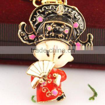 dynasty tang classical key chain ring classical people with good quality and best price llavero