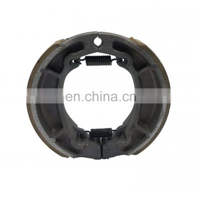 China manufacturer braking system part aluminium FXD 125 motorcycle rear drum spring parking brake shoes