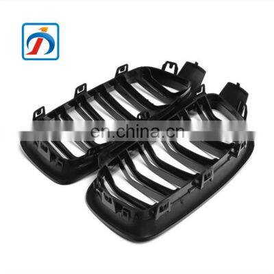 Double Slat Line 3 Series F35 F30 Glossy Black Front Grille 51137255411