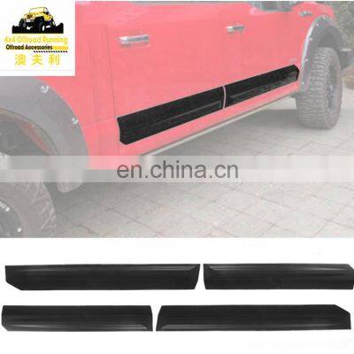 Side Body Molding Cladding Panel Door molding Door Trim ABS Black For F150 2015 2016 2017 2018 2019