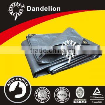 10x20ft durable fire retardant tear defiant with grommet silver cotton polyester canvas tarp