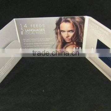 4.3inch Folded Video Greeting Brochure