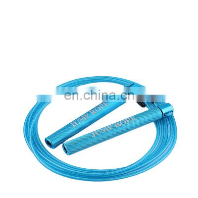 Wholesale Portable Cheap Durable Adjustable Professional Aluminum Alloy Handle Speed Jumping Steel Wire Jump Ropes