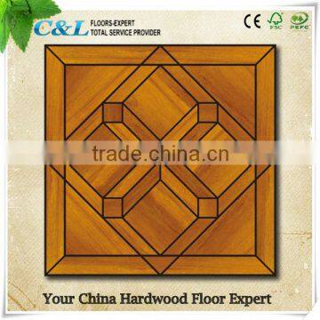 China Manufacture Art Teak Parquet Flooring