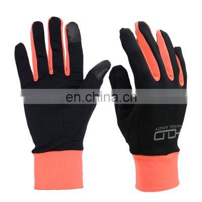 HANDLANDY Bright Fluorescent Color Waterproof Fleece Lined Gloves Touch Screen Sports Bicycle Gloves