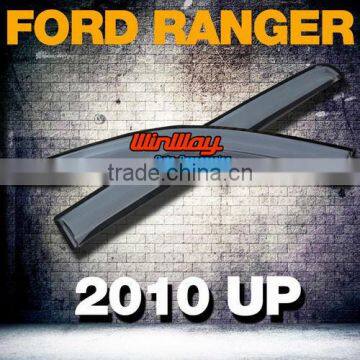 FOR FORD RANGER WINDOW VISOR 2010-2013